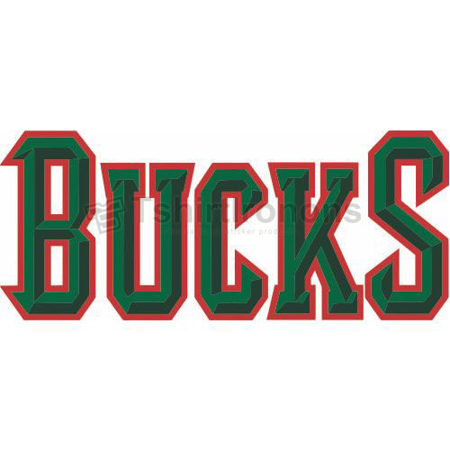 Milwaukee Bucks T-shirts Iron On Transfers N1075 - Click Image to Close